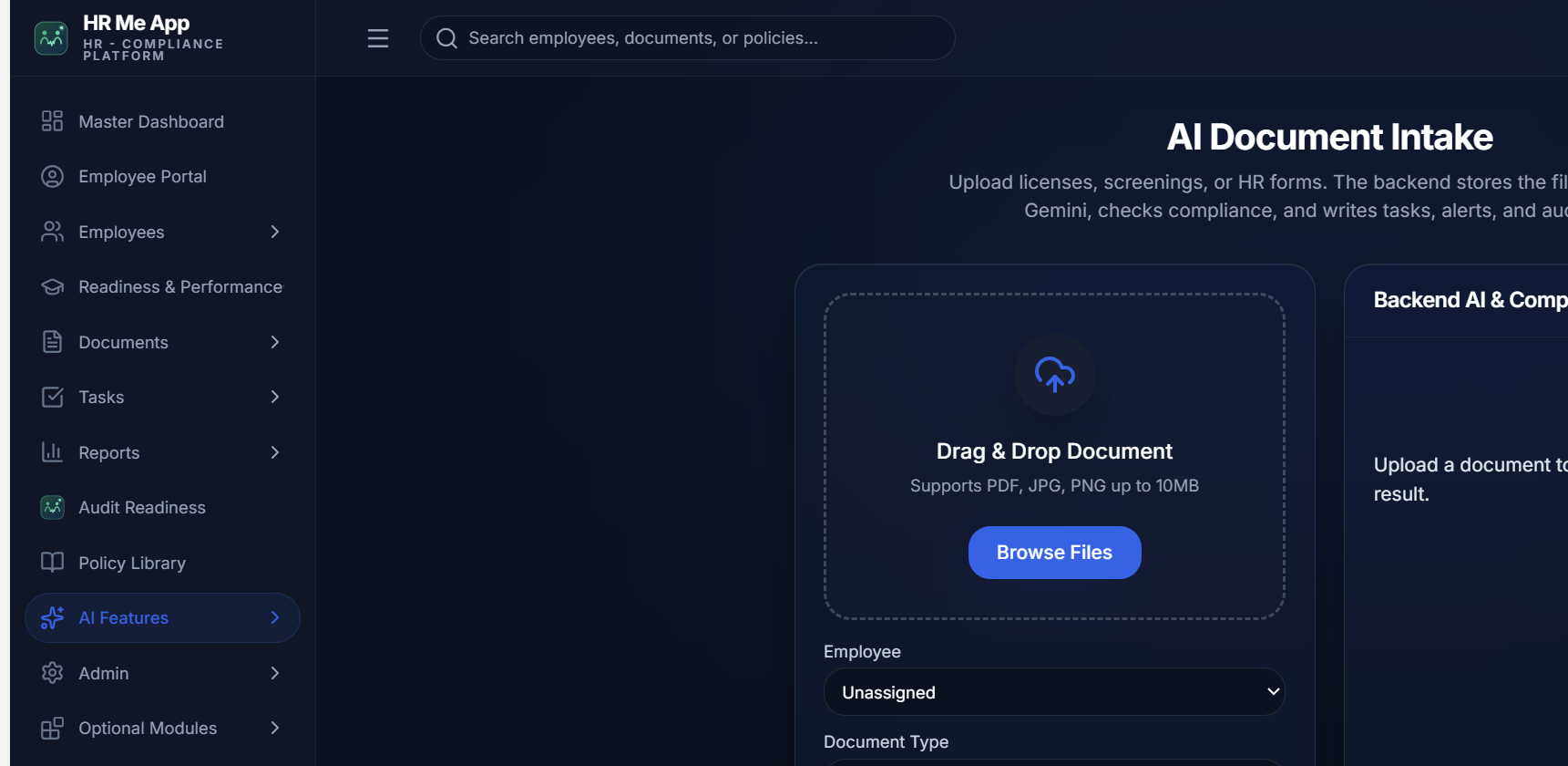 AI Document Intake: Drag, drop, done